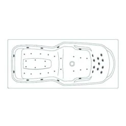 Baignoire Balnéo Kineplus 180 - Kinedo - Kineplus - Tête à Droite - Sans Tablier -CAZABOX SOLDES 406242 t 1 4