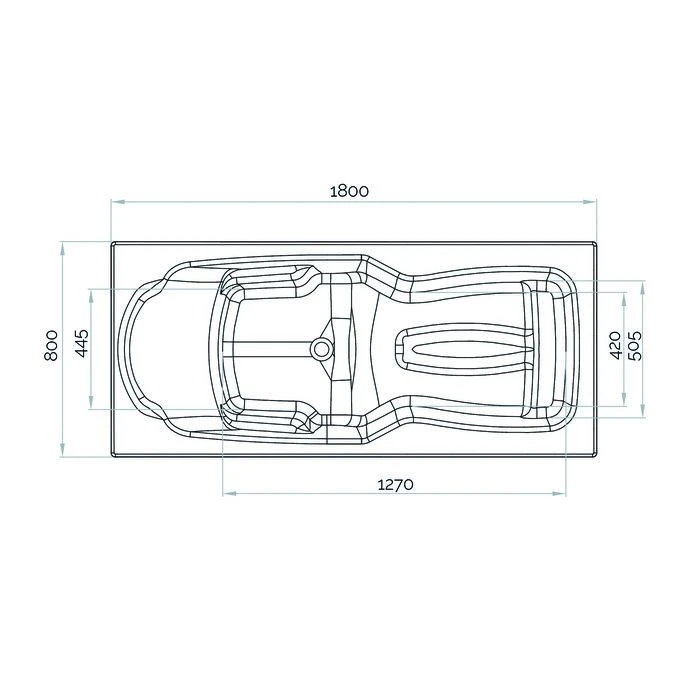 Baignoire Balnéo Kineplus 180 - Kinedo - Kineplus - Tête à Gauche - Installation En Angle 5 Baignoire Balnéo Kineplus 180 - Kinedo - Kineplus - Tête à Gauche - Installation En Angle – Image 5