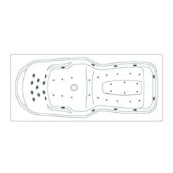 Baignoire Balnéo Kineplus 180 - Kinedo - Kineplus - Tête à Gauche - Sans Tablier -CAZABOX SOLDES 406243 t 1 3