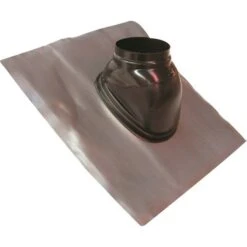 Solin Plomb TEN - Noir - Pente De 25° à 45° - Tolerie Emaillerie Nantaise