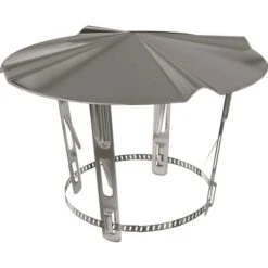 Chapeau Chinois Inox TEN - Diamètre 80/111 Mm - Tolerie Emaillerie Nantaise