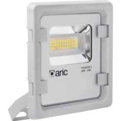 Projecteur LED Gris Twister 3 - 25 W - 3000 K - Aric