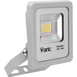Projecteur LED Gris Twister 3 - 12 W - 3000 K - Aric