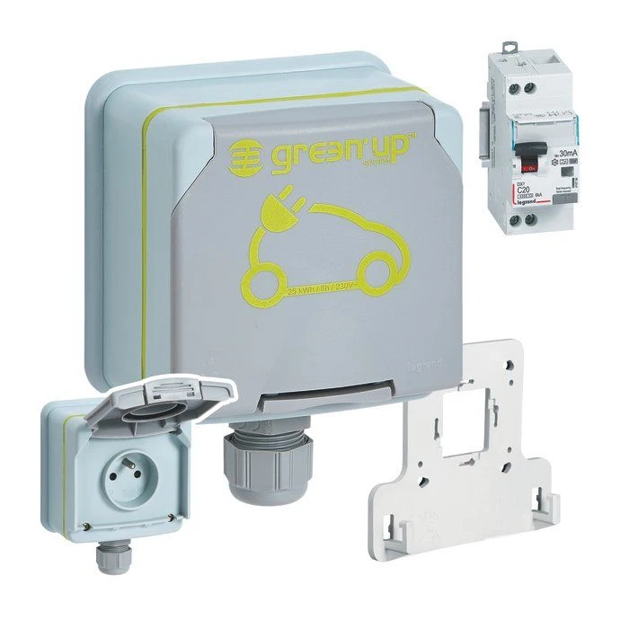 Prise De Courant - Green'up - Legrand - 2P + T - 230 V 1 Prise De Courant - Green'up - Legrand - 2P + T - 230 V