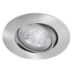 Spot Encastré LED Orientable Nickelé MI6 - 5,5 W - 3000 K - Aric