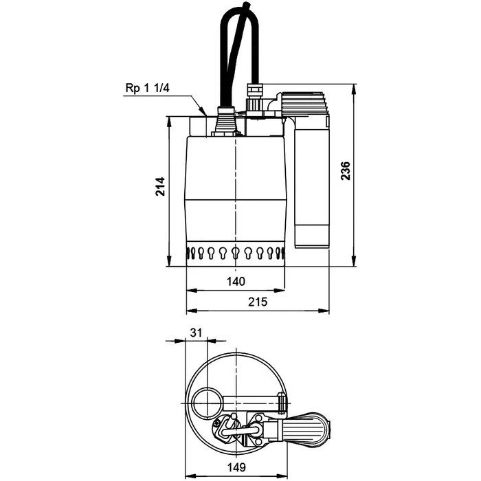 Pompe Submersible Portative Multi-usages - KP150 - Grundfos 5 Pompe Submersible Portative Multi-usages - KP150 - Grundfos – Image 5