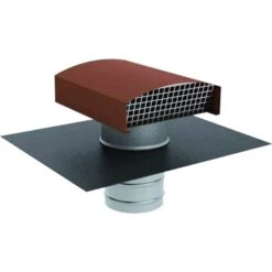 Sortie De Toit Finition Tuile - Pour VMC Double Flux - Ø 125 Mm - Anjos