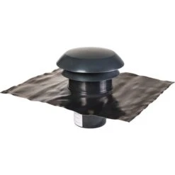 Chapeau De Toiture Finition Ardoise CARA - Ø 160 Mm - Anjos