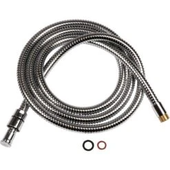 Flexible Mitigeur Chromé - Connexion F 1/2" M 3/8" - 2 M - Disflex