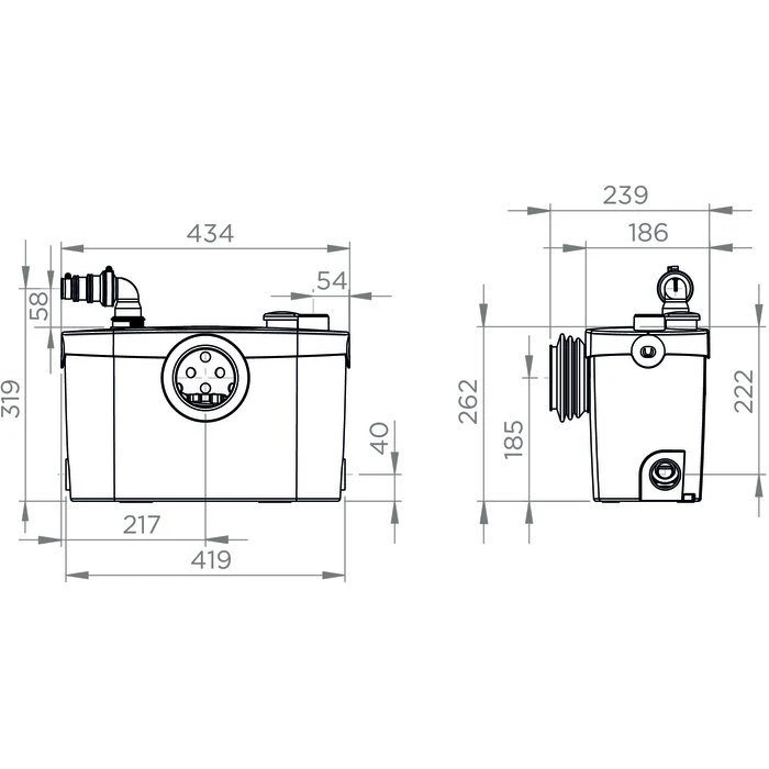 Broyeur Sanipro Xr Up Silence - SFA 3 Broyeur Sanipro Xr Up Silence - SFA – Image 3