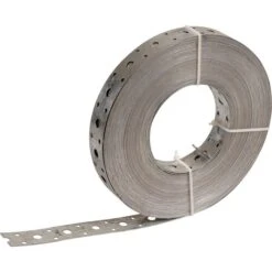 Bande Perforée Galvanisé - 25 Mm - 25 M - Sélection Cazabox