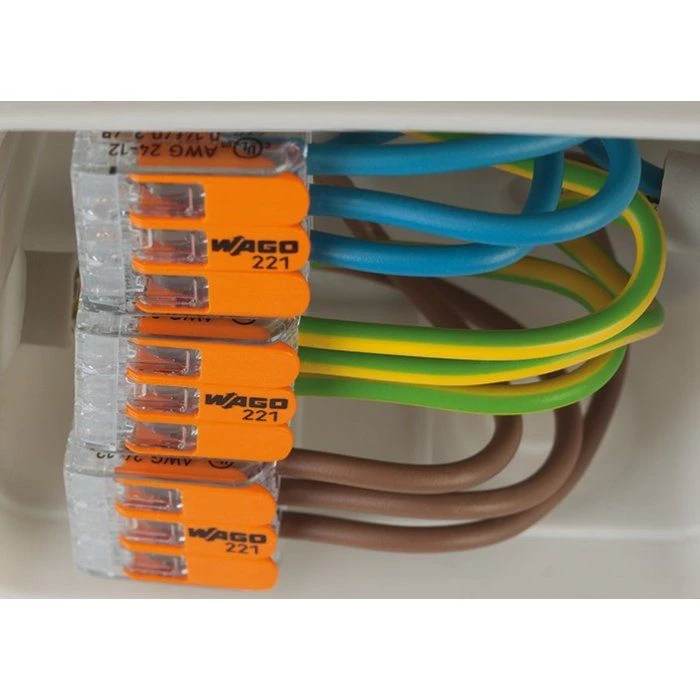 Mini Borne De Connexion à Levier 2 Fils - Série 221 - Vendu Par 100 - Wago 2 Mini Borne De Connexion à Levier 2 Fils - Série 221 - Vendu Par 100 - Wago – Image 2