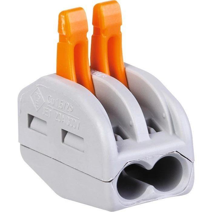 Borne De Connexion Universelle 2 Fils - Série 222 - Vendu Par 50 - Wago 2 Borne De Connexion Universelle 2 Fils - Série 222 - Vendu Par 50 - Wago – Image 2