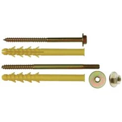 Cheville Fixation Chauffe-eau - Ø 16 Mm -240 Mm - Platre Et Polystyrène - Sachet De 4 - ING Fixation