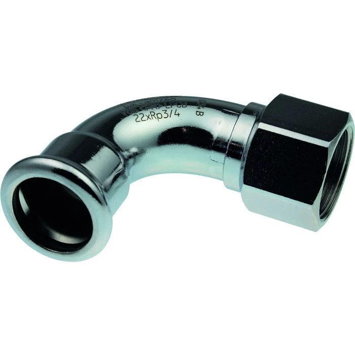 Manchon Coudé 90° à Sertir - FF Ø 28 Mm - 3/4" - Xpress Carbone - Aalberts Integrated Piping Systems 1 Manchon Coudé 90° à Sertir - FF Ø 28 Mm - 3/4" - Xpress Carbone - Aalberts Integrated Piping Systems